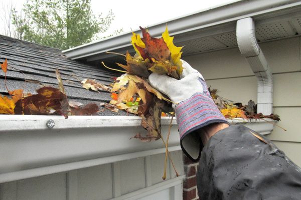 Leaf Gutter Cleaning in Dubuque